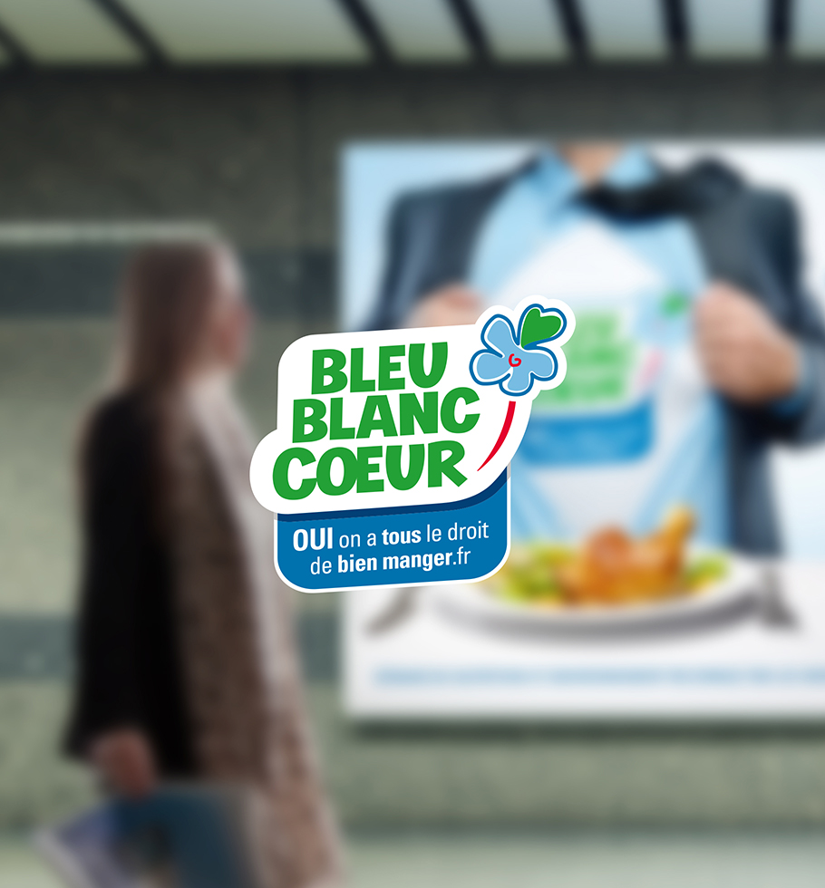 Bleu Blanc Coeur 4x3 métro parisien